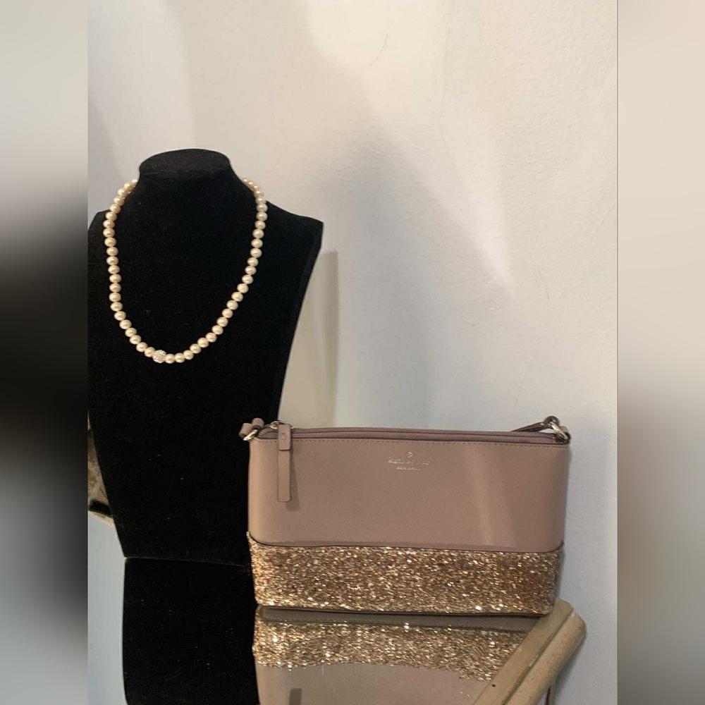 Kate Spade Greta Court Remey City Scape Grey Purse